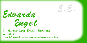edvarda engel business card